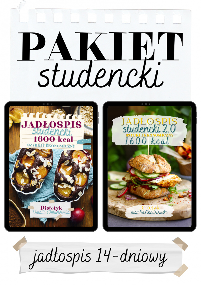 Pakiet studencki 1.0 + 2.0 1600 kcal Pakiet studencki 1.0 + 2.0 1600 kcal